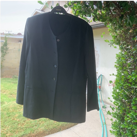 VINTAGE GEIGER OF AUSTRIA 100% LINEN BLAZER - Picture 1 of 5